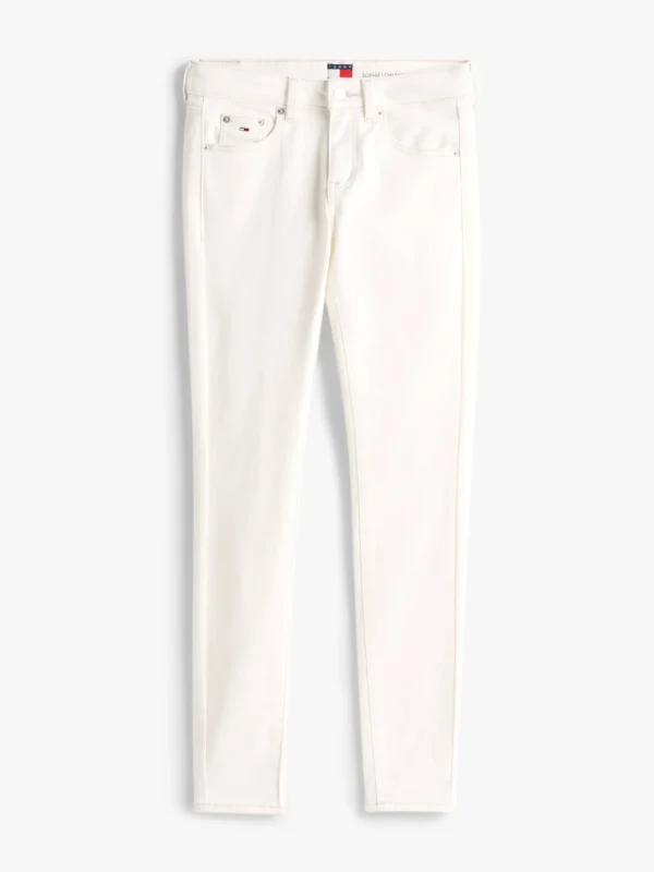 Tommy Hilfiger Sophie Jeans mit niedrigem Bund und Light-Wash DENIM WHITE Flash Sale