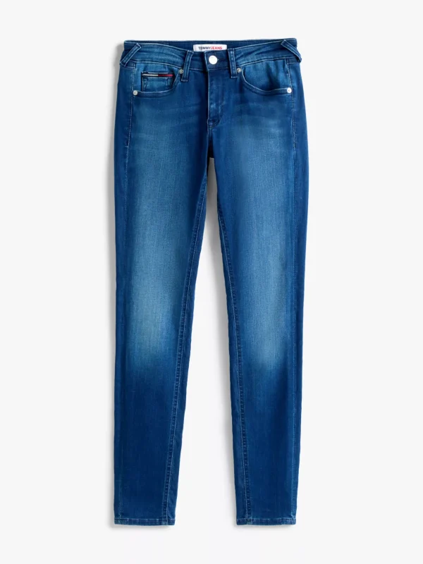 Tommy Hilfiger Sophie Skinny Fit Jeans mit Fade-Effekt NEW NICEVILLE MID BLUE STRETCH Sale
