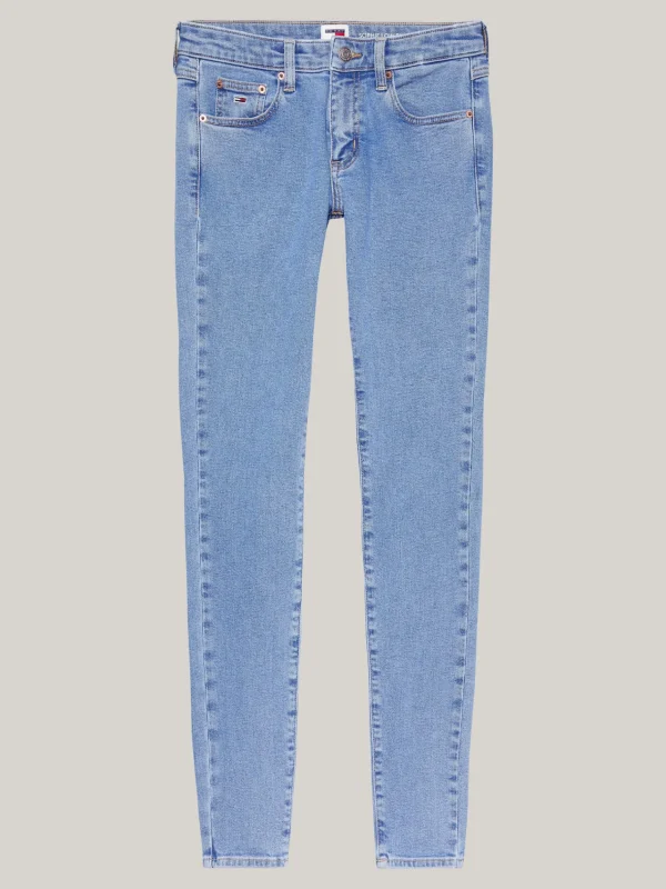 Tommy Hilfiger Sophie Skinny Jeans mit niedrigem Bund DENIM MEDIUM Hot
