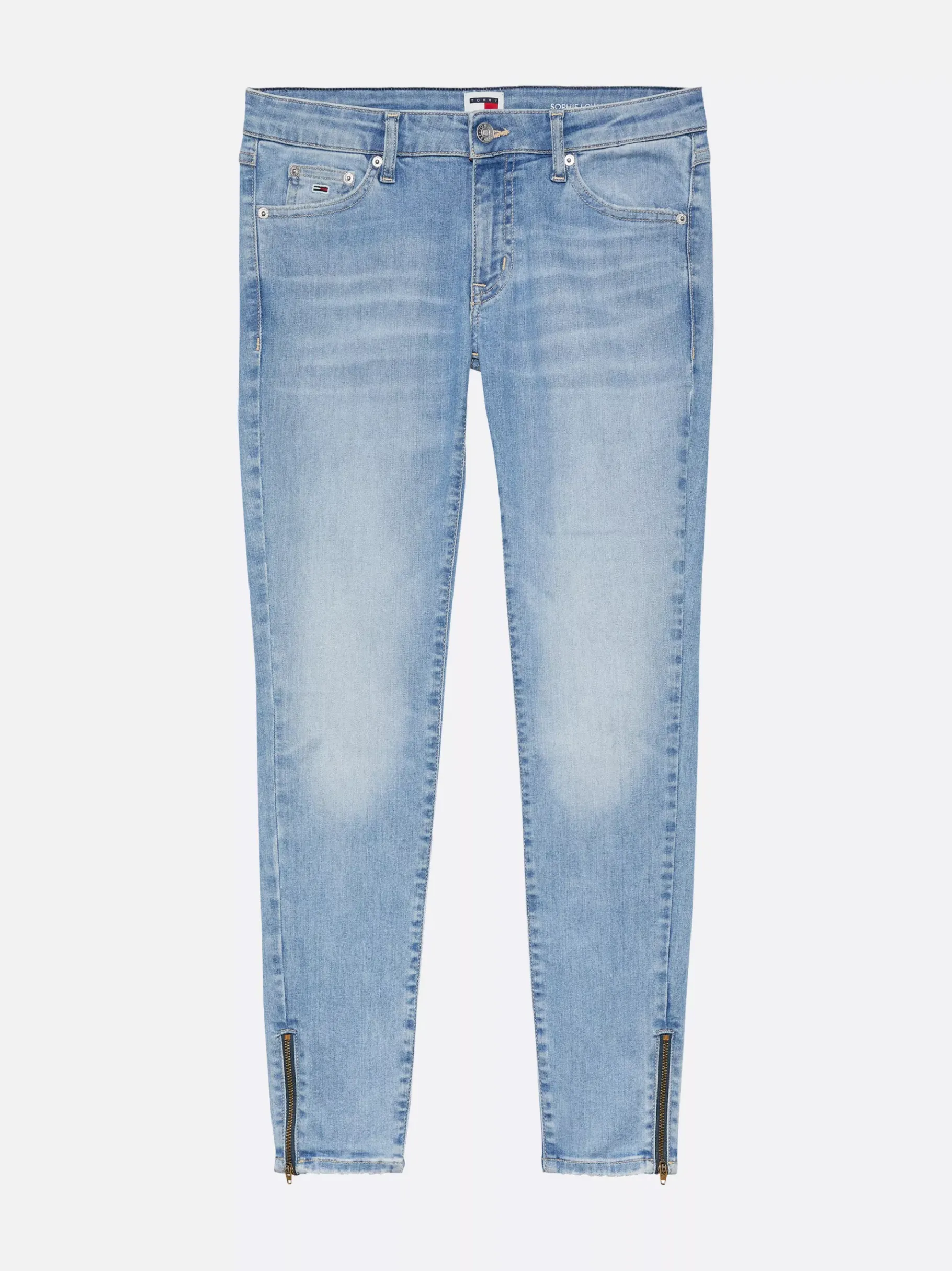 Tommy Hilfiger Sophie Skinny Jeans mit Reißverschlüssen DENIM LIGHT New