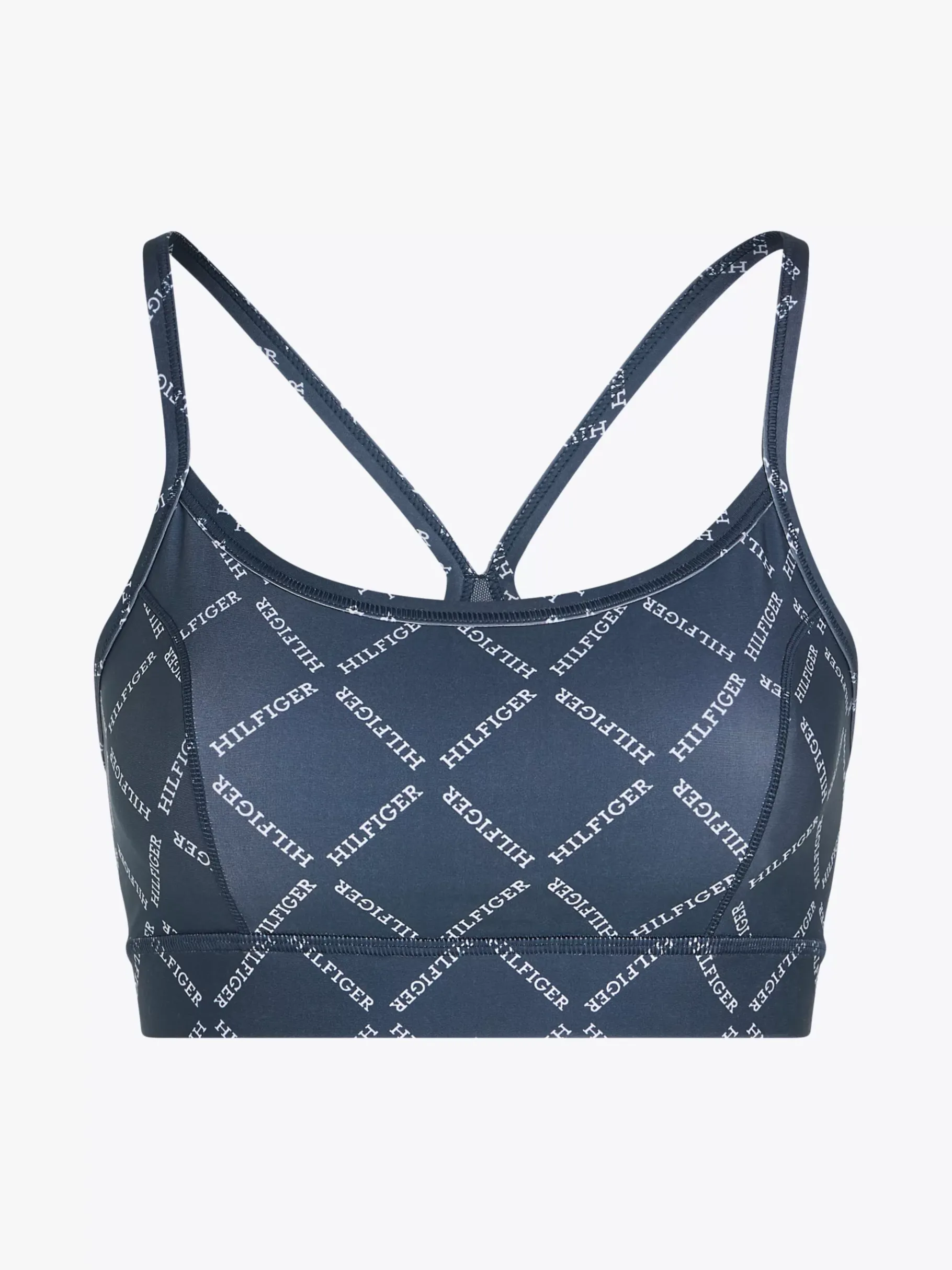Tommy Hilfiger Sport-BH mit niedriger Stützkraft DIAMOND MONOTYPE/ MILITARY DENIM Store