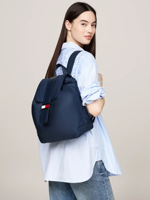 Tommy Hilfiger Stardust Rucksack mit Logo am Klappverschluss DARK NIGHT NAVY Best Sale