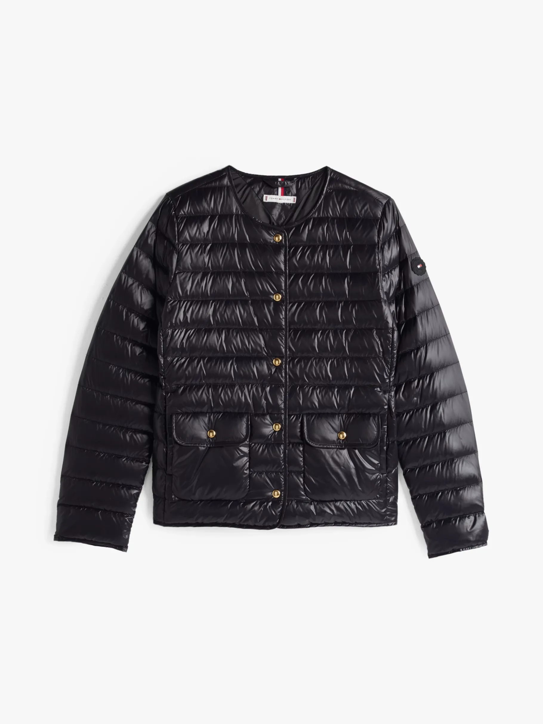 Tommy Hilfiger Steppjacke mit Druckknöpfen BLACK Sale