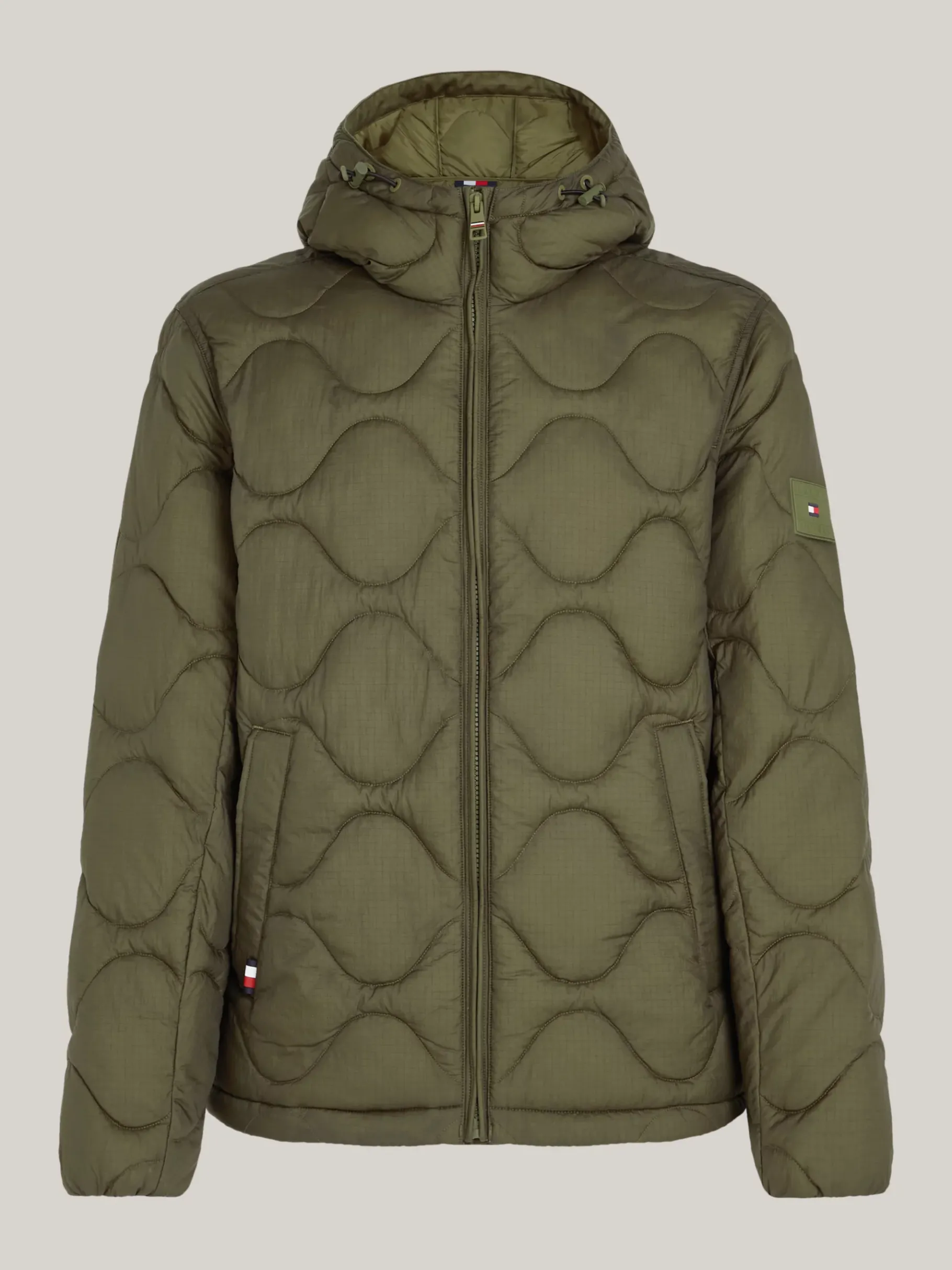 Tommy Hilfiger Steppjacke mit Thermo-Isolierung und Kapuze ARMY GREEN Flash Sale