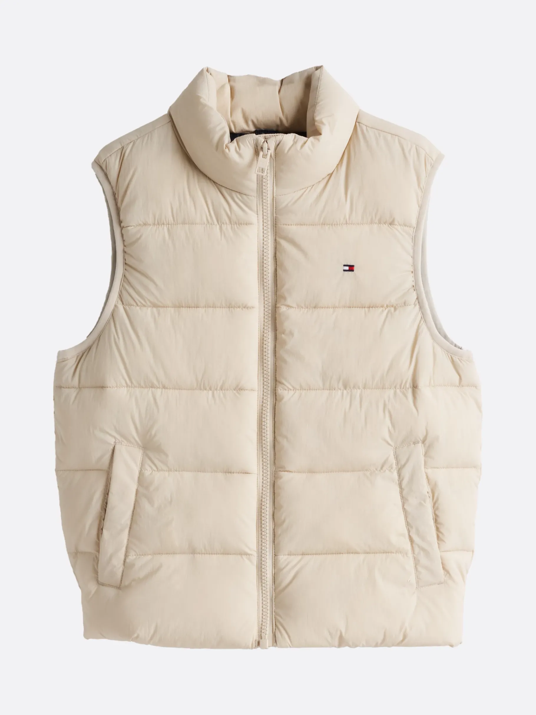 Tommy Hilfiger Steppweste mit Color Block-Design CLASSIC BEIGE Outlet