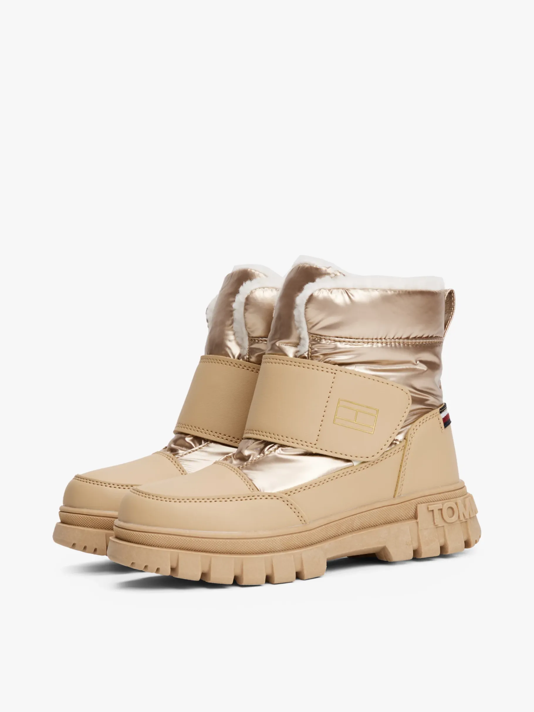 Tommy Hilfiger Stiefel mit Kunstpelz BRONZE Flash Sale