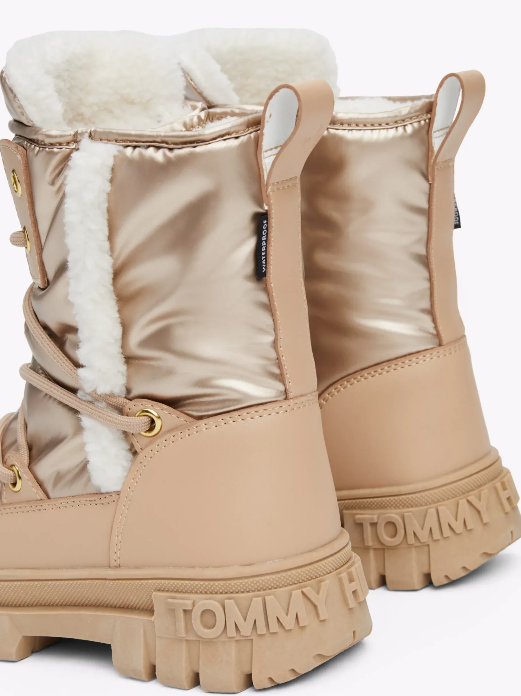 Tommy Hilfiger Stiefel mit Kunstpelz BRONZE Sale
