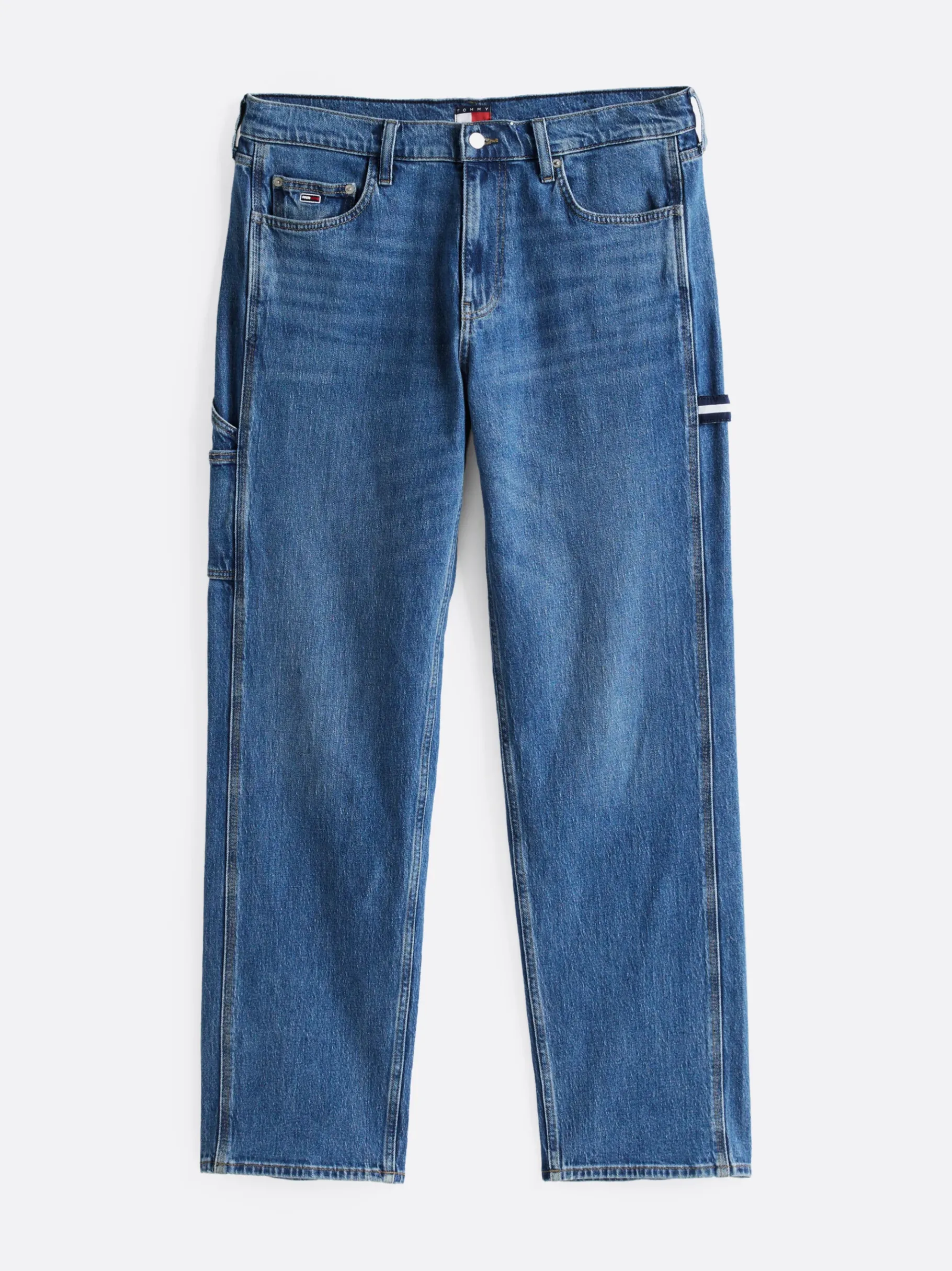 Tommy Hilfiger Straight Carpenter-Jeans mit Fade-Effekt DENIM LIGHT Outlet