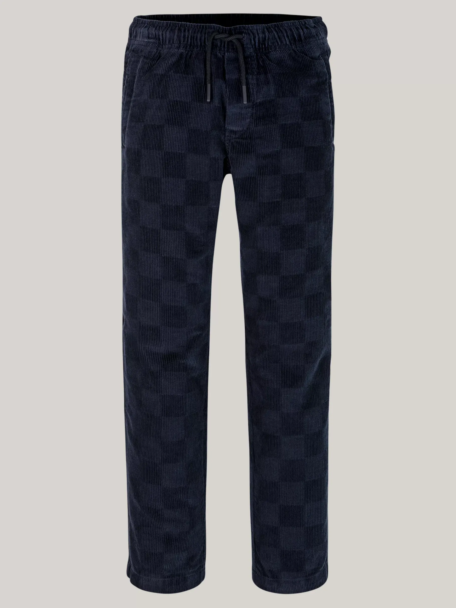 Tommy Hilfiger Straight Fit Cord-Hose mit Schachbrettmuster DESERT SKY Flash Sale