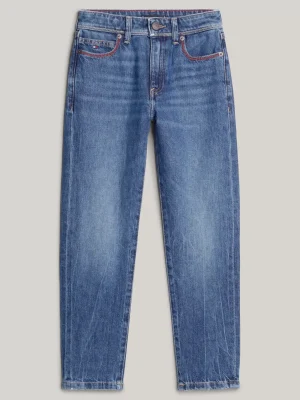 Tommy Hilfiger Straight Jeans mit Fade-Effekt und Ziernähten WORNIN Cheap