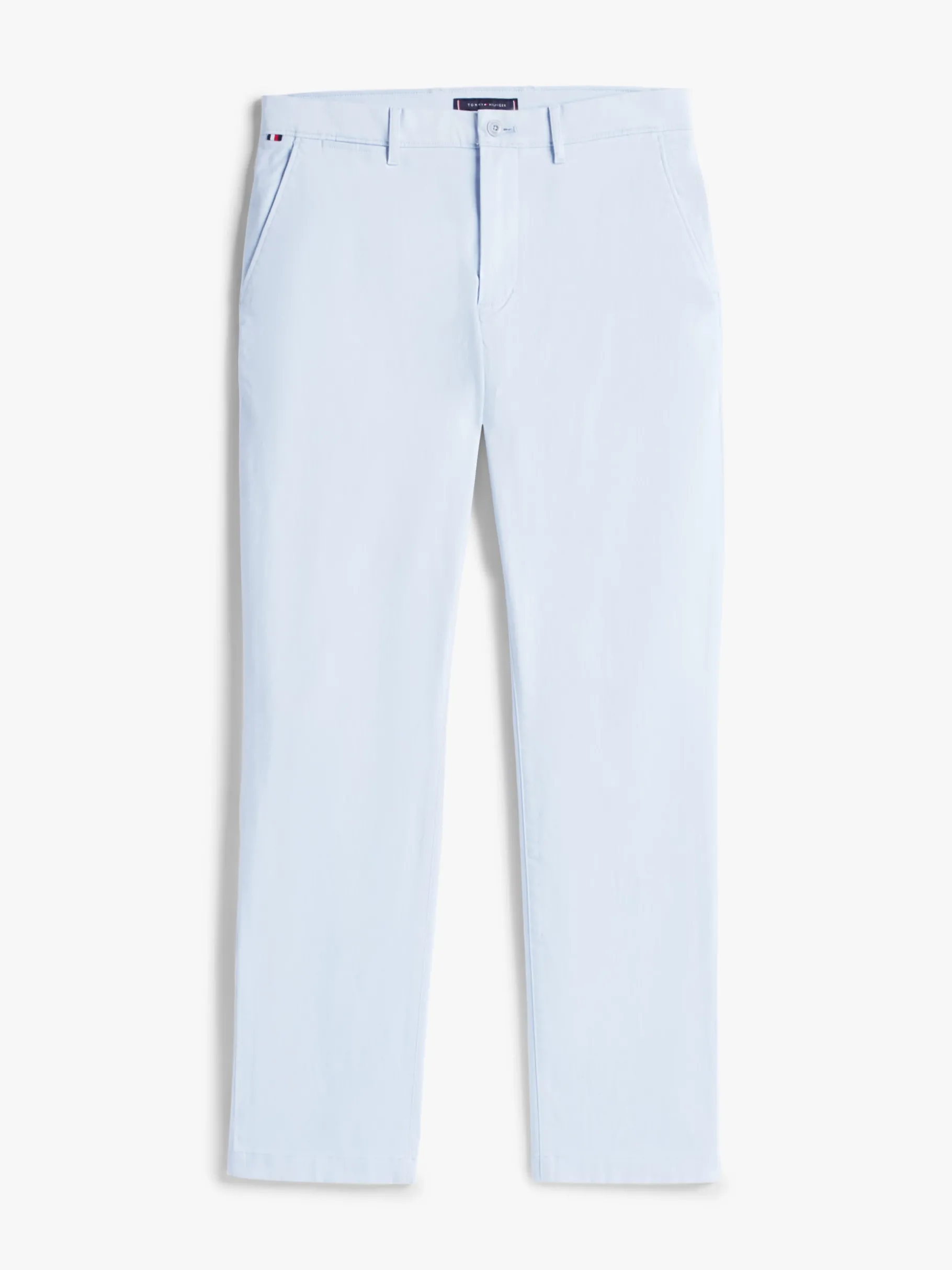 Tommy Hilfiger Straight Leg Fit Satin-Chinos BREEZY BLUE Best