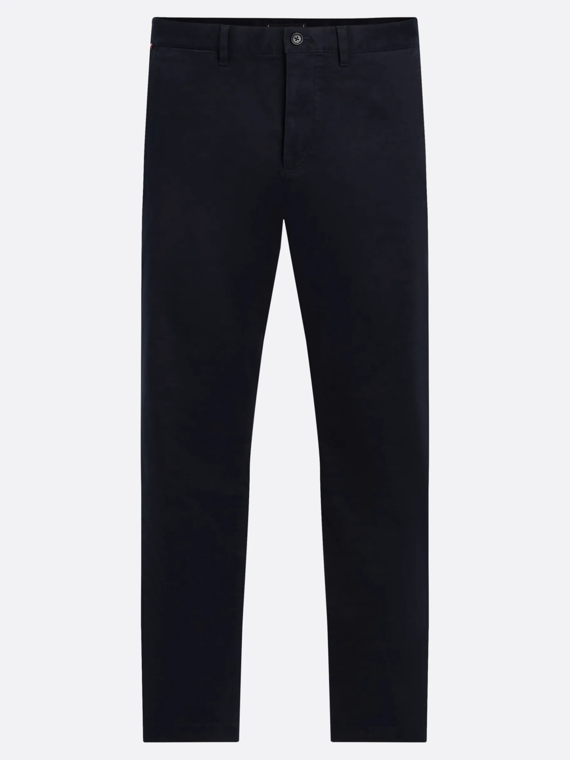 Tommy Hilfiger Straight Leg Fit Satin-Chinos DESERT SKY Flash Sale