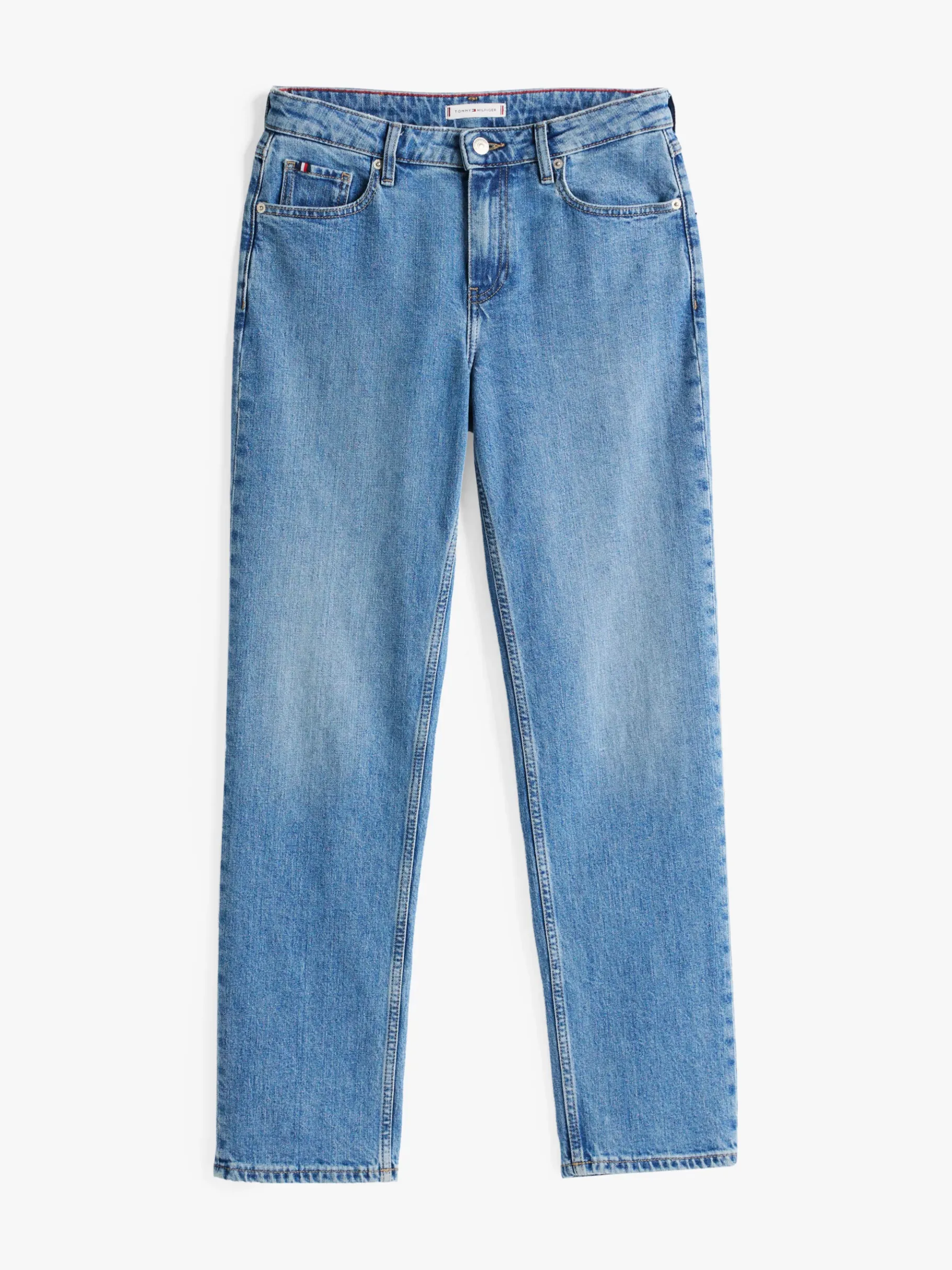 Tommy Hilfiger Straight Leg Jeans mit Fade-Effekt und mittelhohem Bund UMA Best Sale