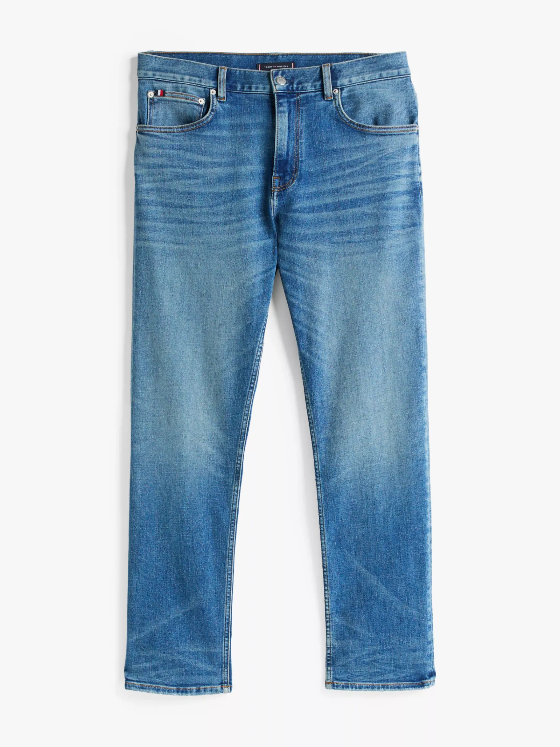 Tommy Hilfiger Straight Leg Jeans mit Whiskering ISLE BLUE Outlet