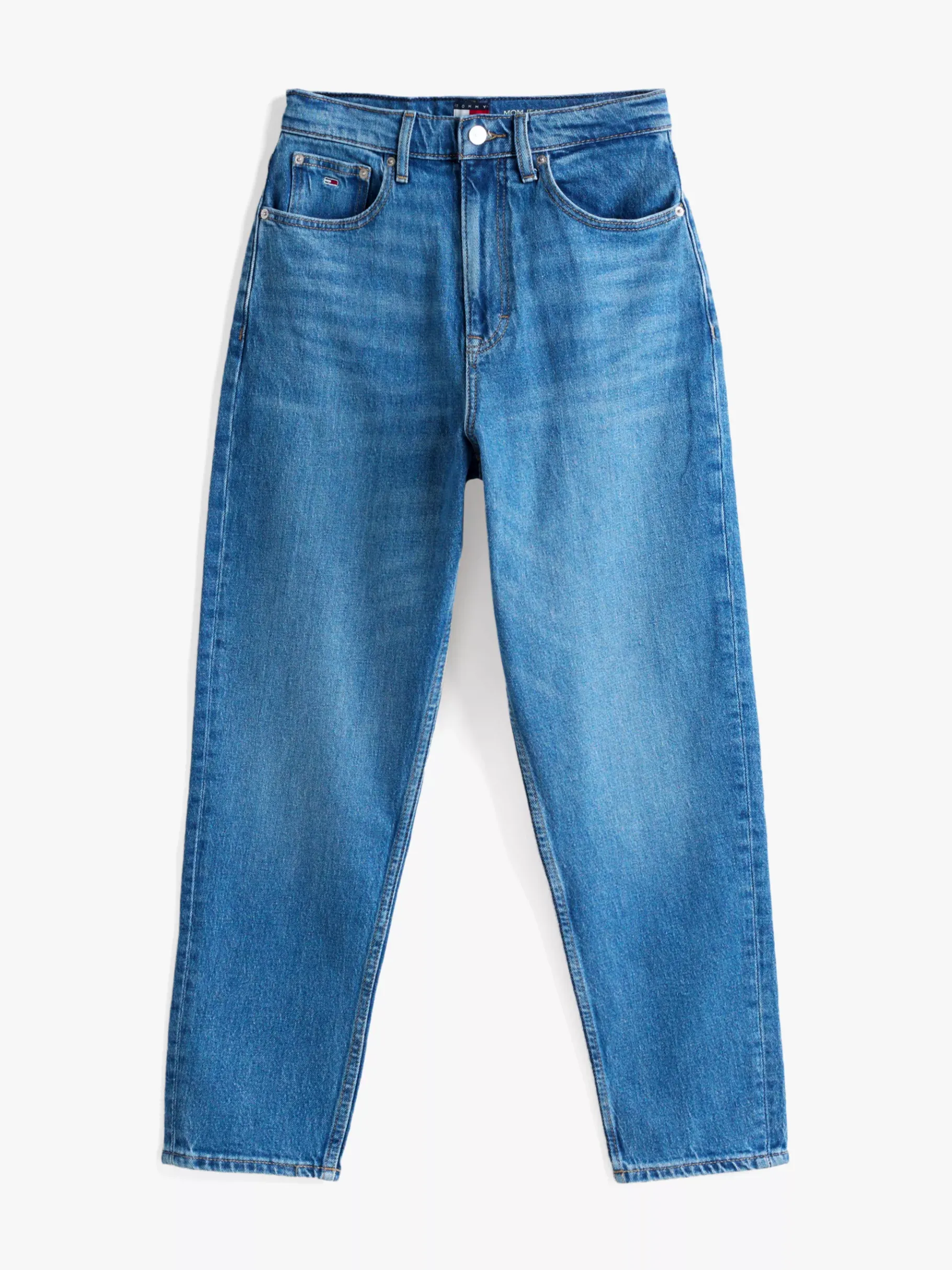 Tommy Hilfiger Straight Tapered Mom-Jeans mit ultrahohem Bund DENIM MEDIUM Discount
