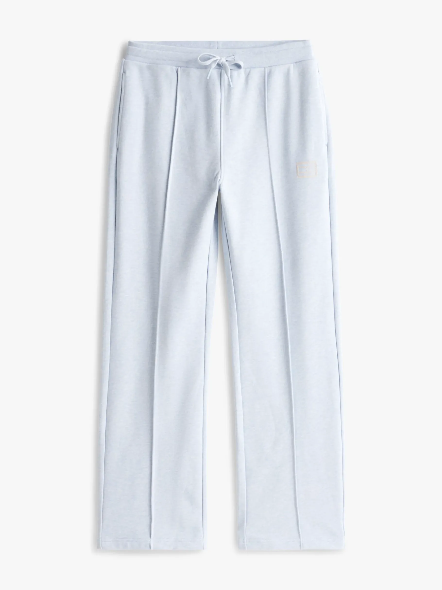 Tommy Hilfiger Straigt Leg Jogginghose mit Hilfiger-Flag ICE BLUE HEATHER Flash Sale