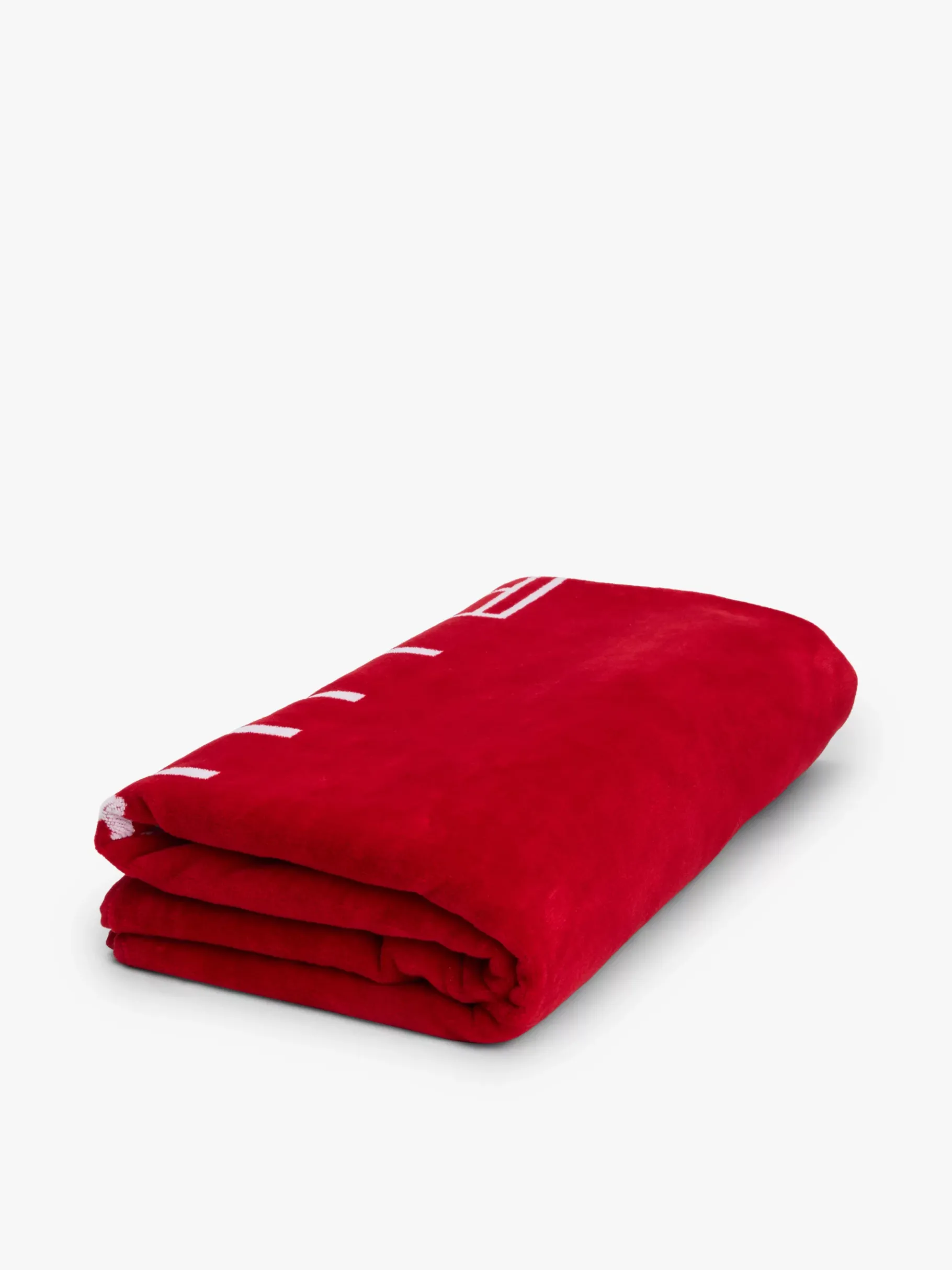 Tommy Hilfiger Strandtuch mit Logo MEDIUM RED Discount