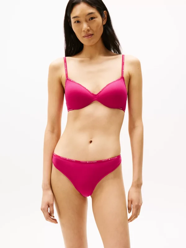 Tommy Hilfiger String mit Logomuster VIVACIOUS PINK Clearance