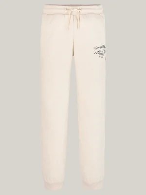 Tommy Hilfiger Strukturierte Jogginghose mit Logoprint HEATHERED OAT Best