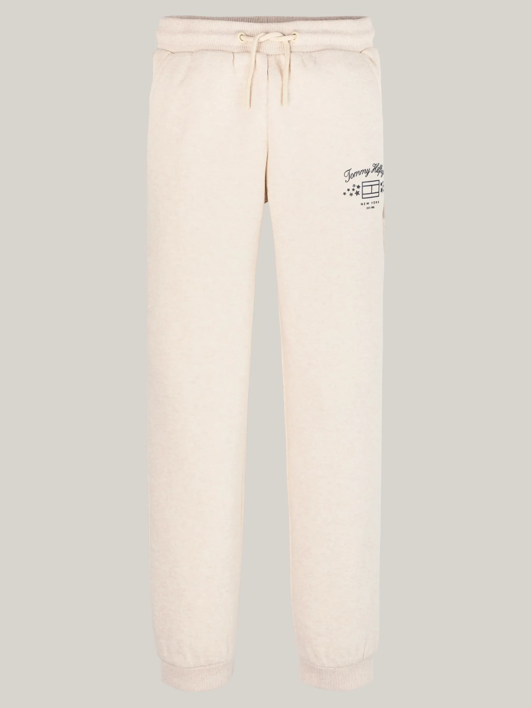 Tommy Hilfiger Strukturierte Jogginghose mit Logoprint HEATHERED OAT Best