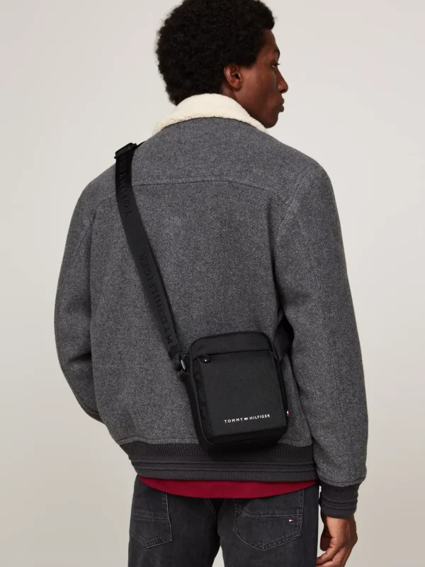 Tommy Hilfiger Strukturierte Reportertasche BLACK Outlet