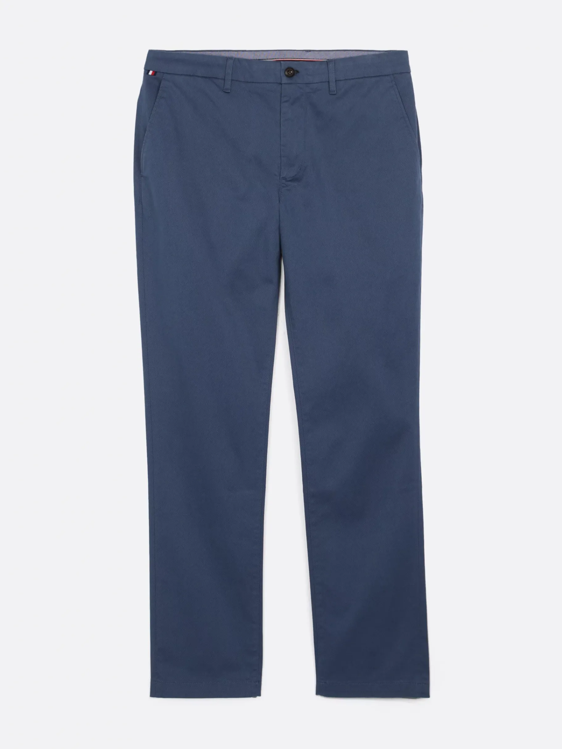 Tommy Hilfiger Strukturierte Straight Leg Fit Chinos AEGEAN SEA Flash Sale