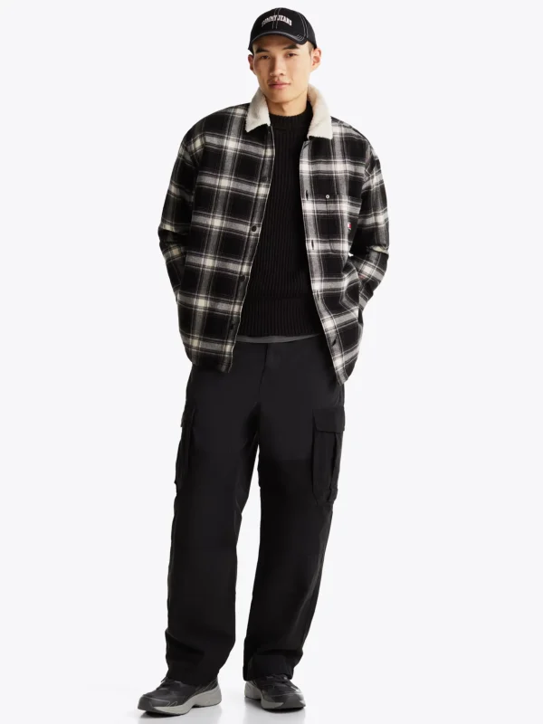 Tommy Hilfiger Strukturierter Color Block-Sneaker BLACK Discount