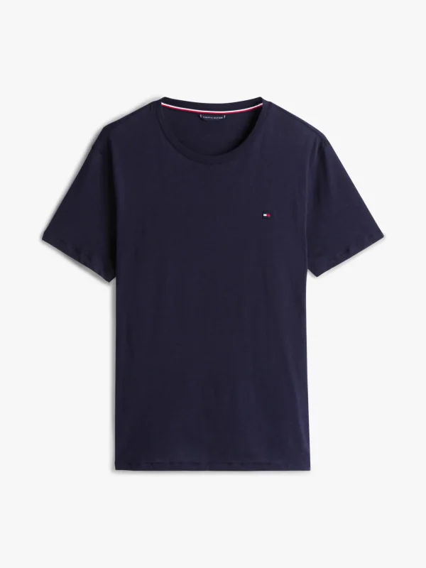 Tommy Hilfiger Strukturiertes T-Shirt mit Rundhalsausschnitt DESERT SKY Sale