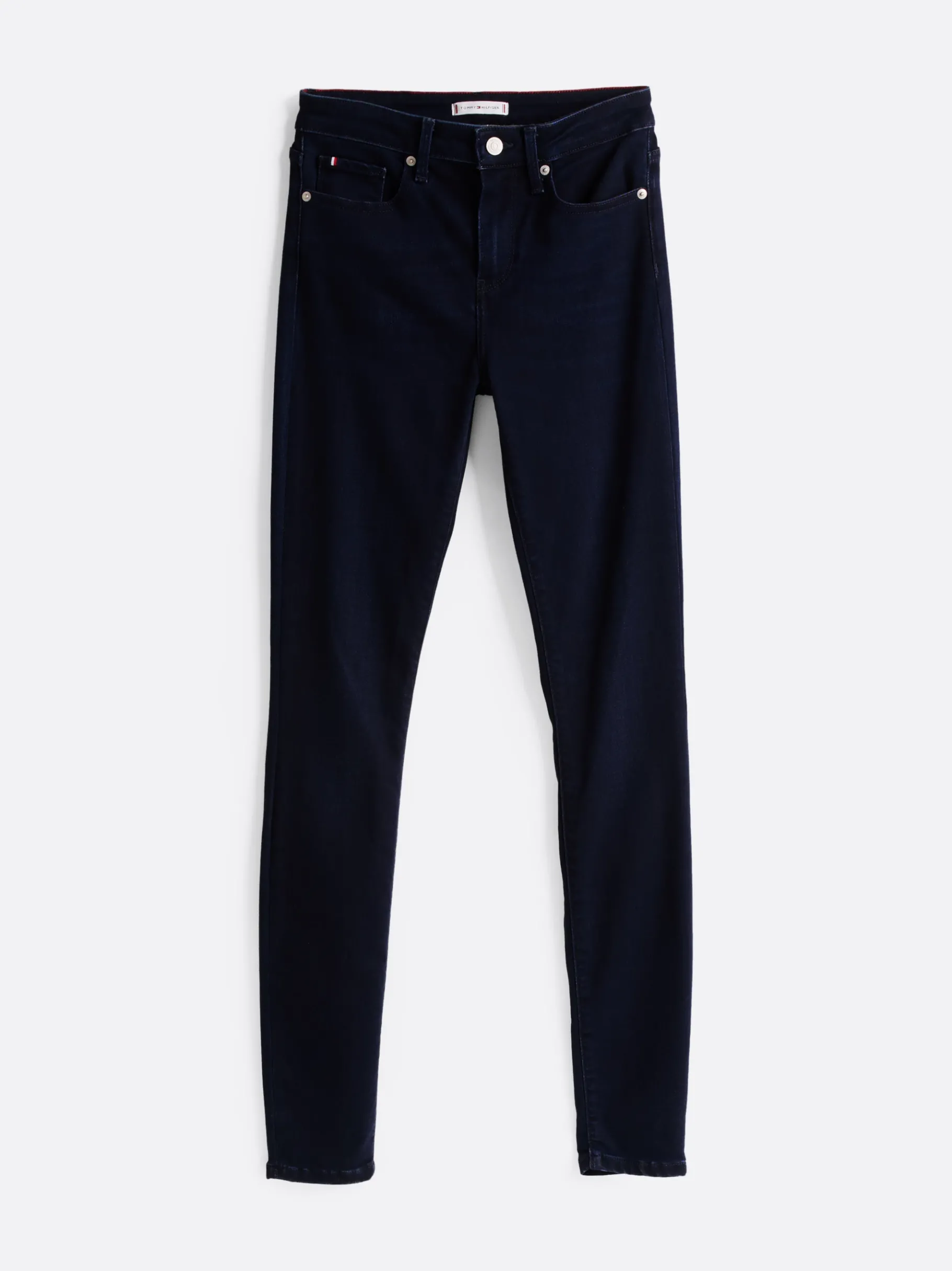 Tommy Hilfiger Super Skinny Jeans mit mittelhohem Bund BLUE BLACK Fashion