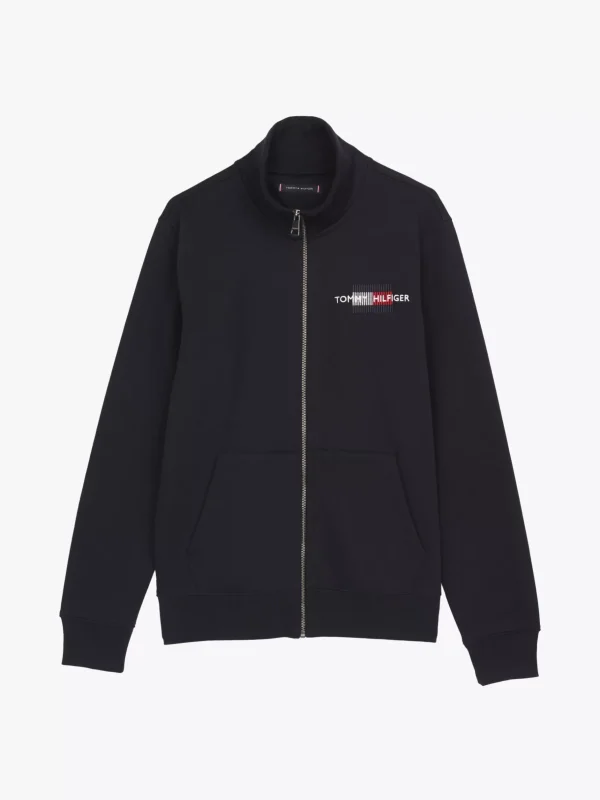 Tommy Hilfiger Sweatshirt mit aufgestickter Flag DESERT SKY Fashion