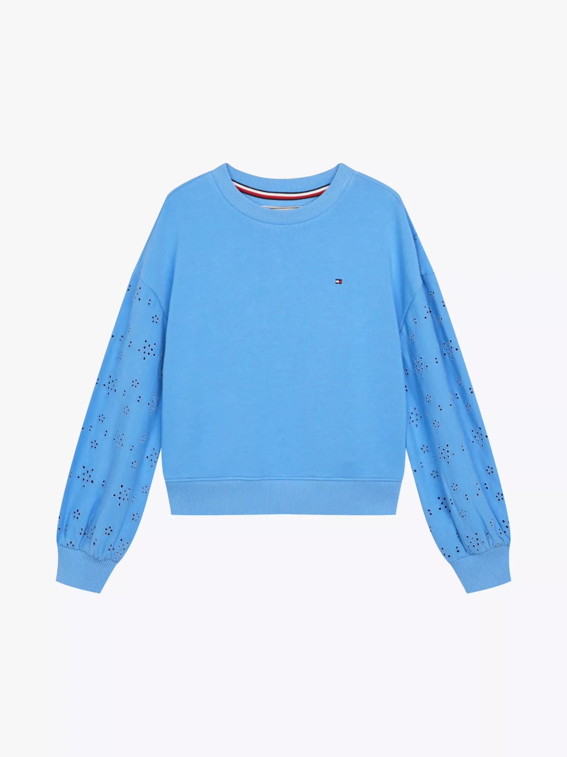 Tommy Hilfiger Sweatshirt mit Lochstickerei BLUE SPELL Store