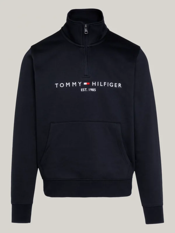 Tommy Hilfiger Sweatshirt mit Mock-Rollkragen DESERT SKY Cheap