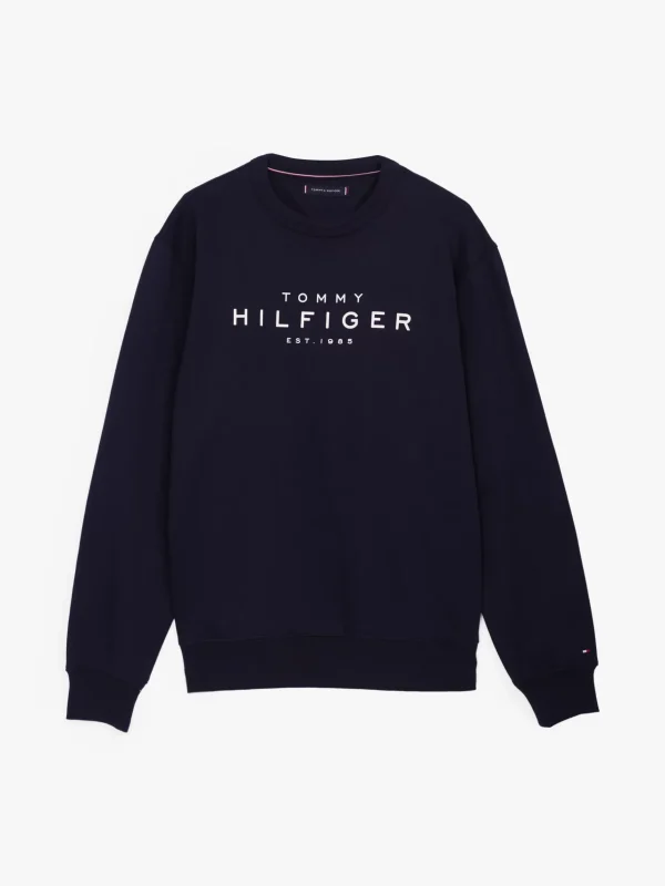 Tommy Hilfiger Sweatshirt mit Rundhalsausschnitt und Logo DESERT SKY Best Sale