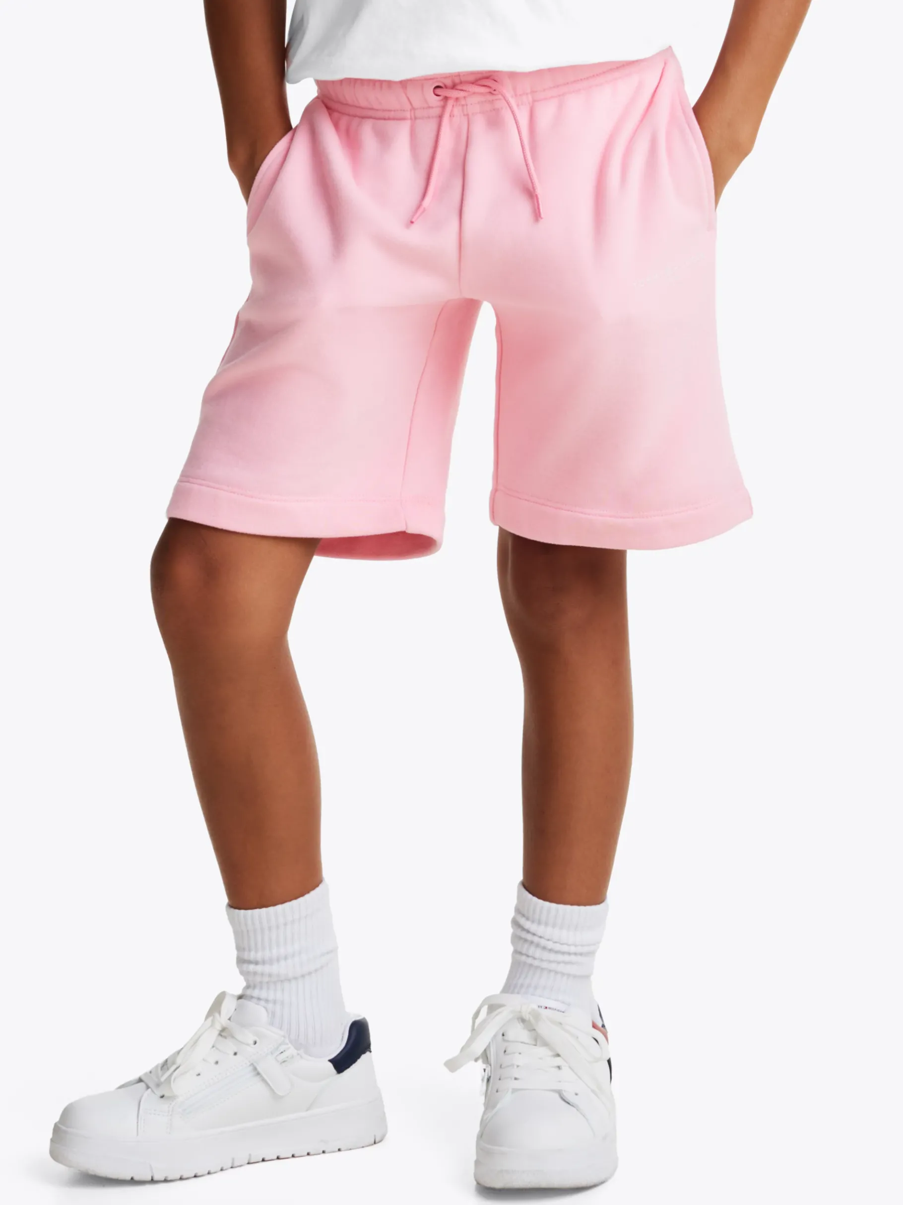 Tommy Hilfiger Sweat-Shorts mit Logo PINK SUGAR New