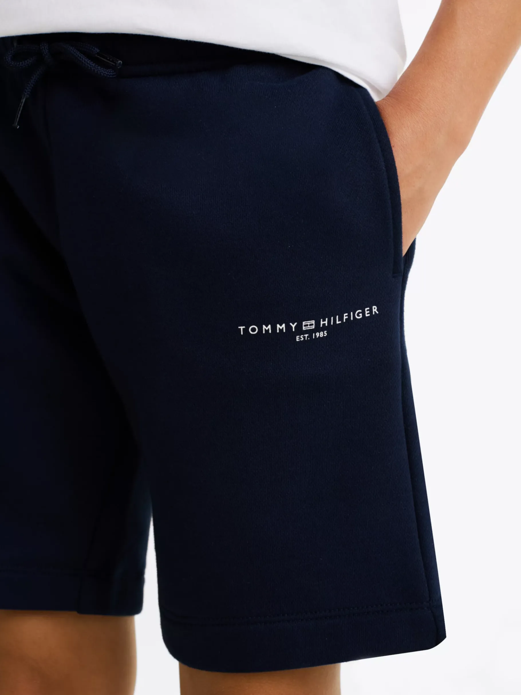 Tommy Hilfiger Sweat-Shorts mit Logo DARK NIGHT NAVY Shop
