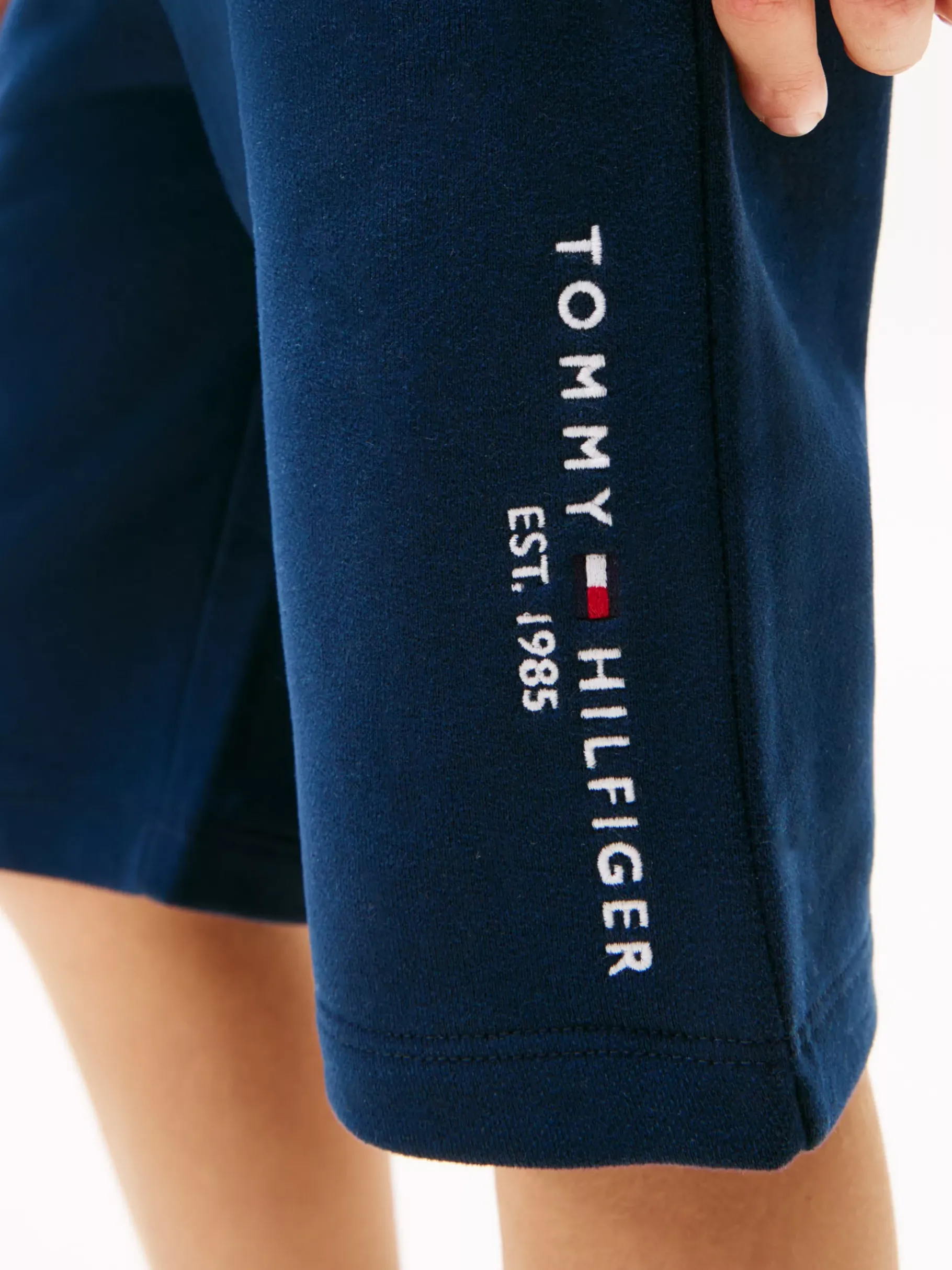 Tommy Hilfiger Sweat-Shorts mit Logo DARK NIGHT NAVY Cheap