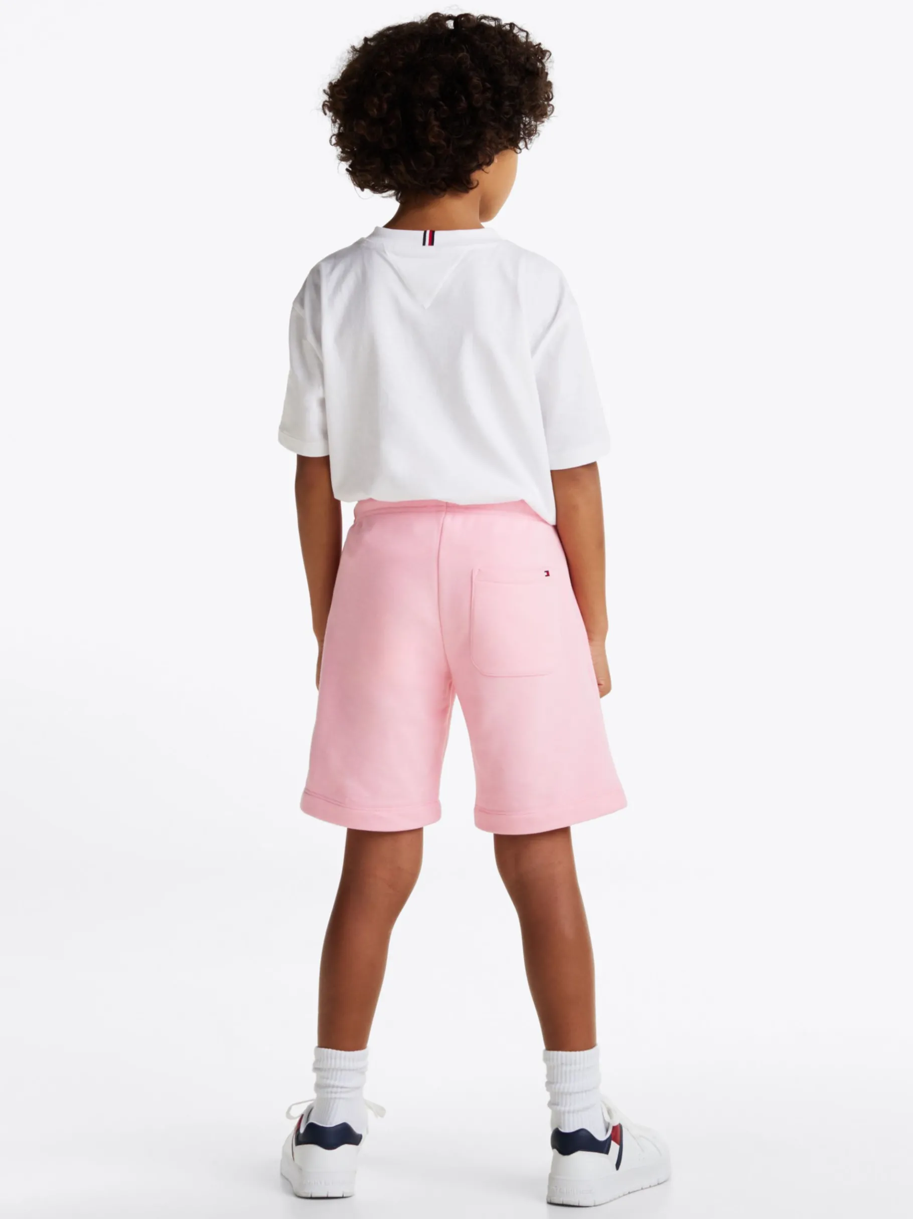 Tommy Hilfiger Sweat-Shorts mit Logo PINK SUGAR New