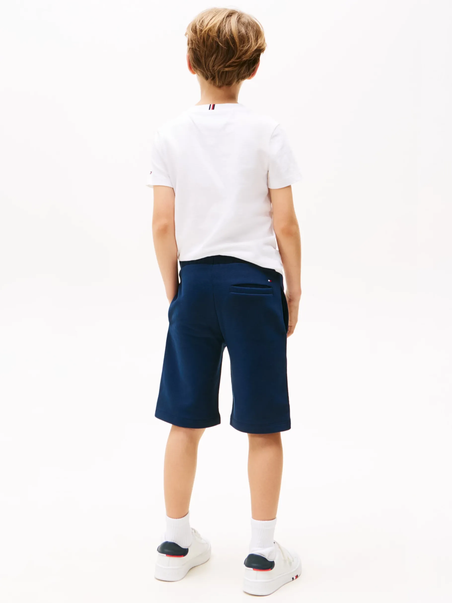 Tommy Hilfiger Sweat-Shorts mit Logo DARK NIGHT NAVY Cheap