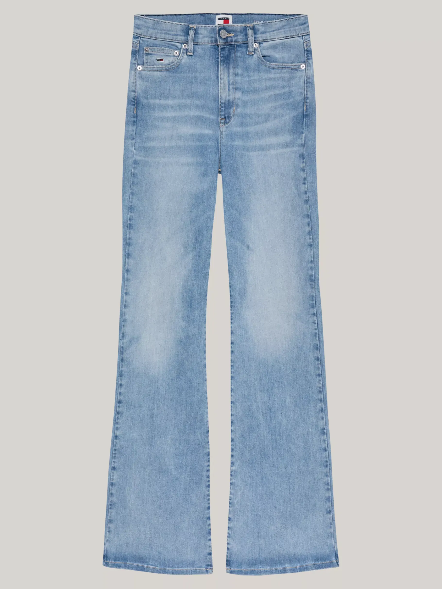 Tommy Hilfiger Sylvia ausgestellte Jeans mit hohem Bund DENIM LIGHT Store