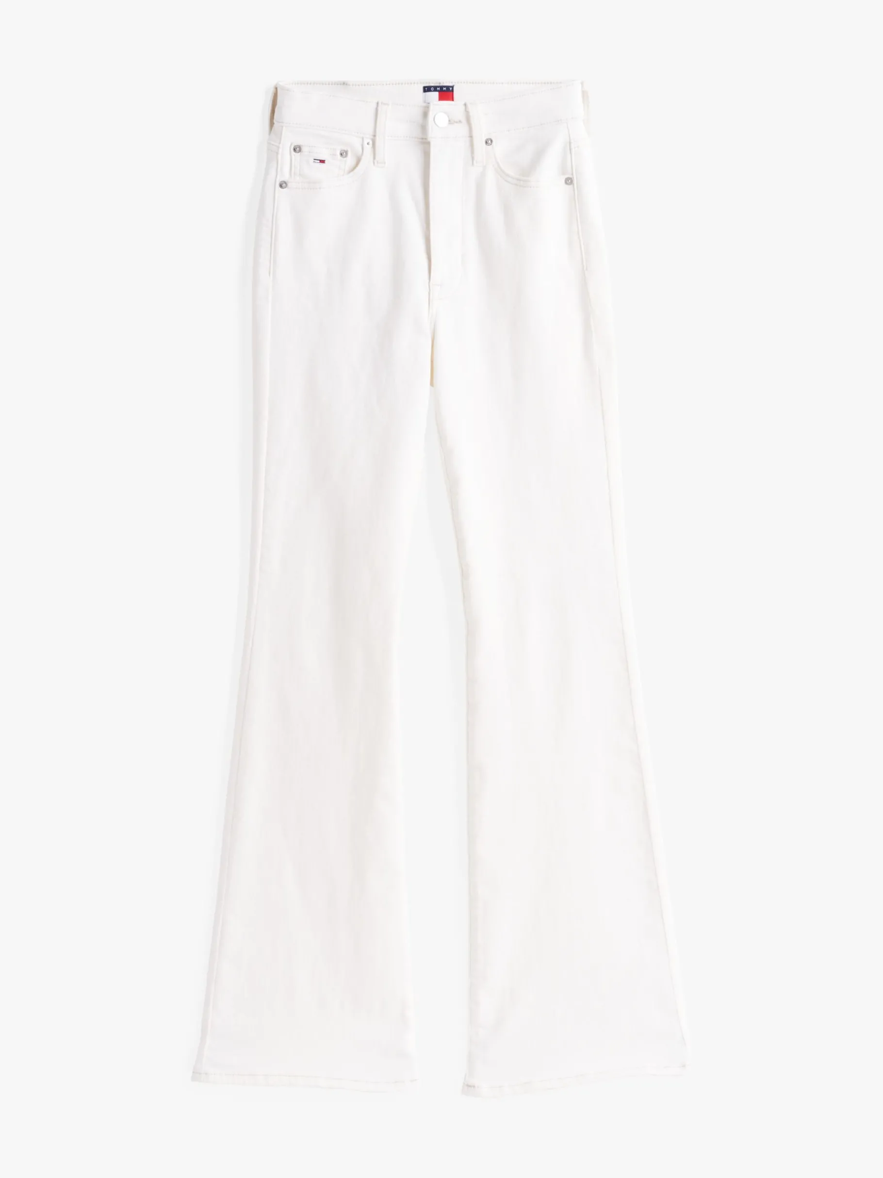 Tommy Hilfiger Sylvia ausgestellte Jeans mit heller Waschung DENIM WHITE New