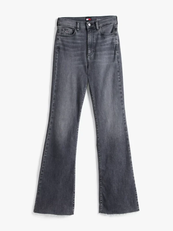 Tommy Hilfiger Sylvia ausgestellte Skinny Jeans mit hohem Bund DENIM BLACK New