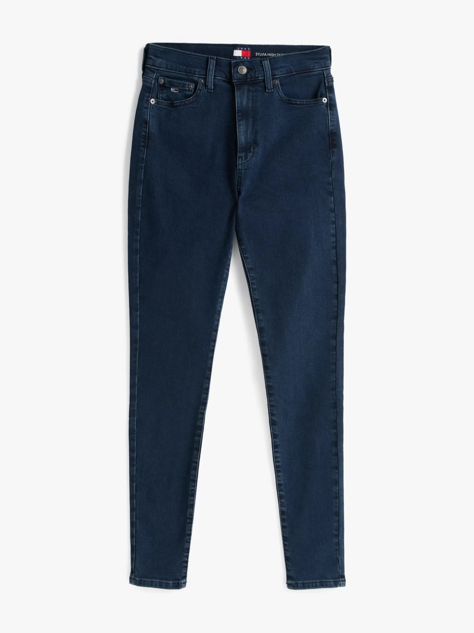 Tommy Hilfiger Sylvia Skinny Jeans mit hohem Bund DENIM DARK Sale