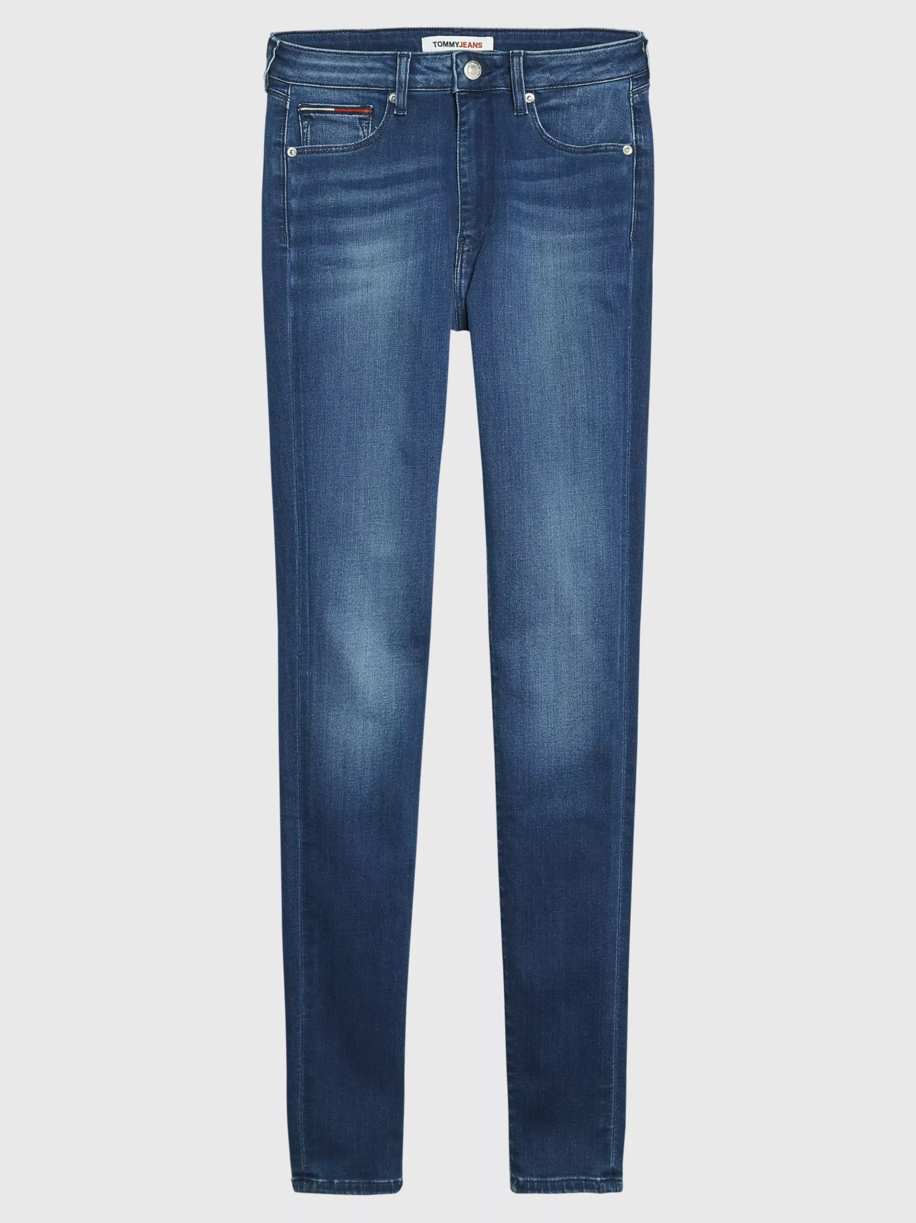 Tommy Hilfiger Sylvia Super Skinny Fit Jeans mit hohem Bund NEW NICEVILLE MID BLUE STRETCH Store