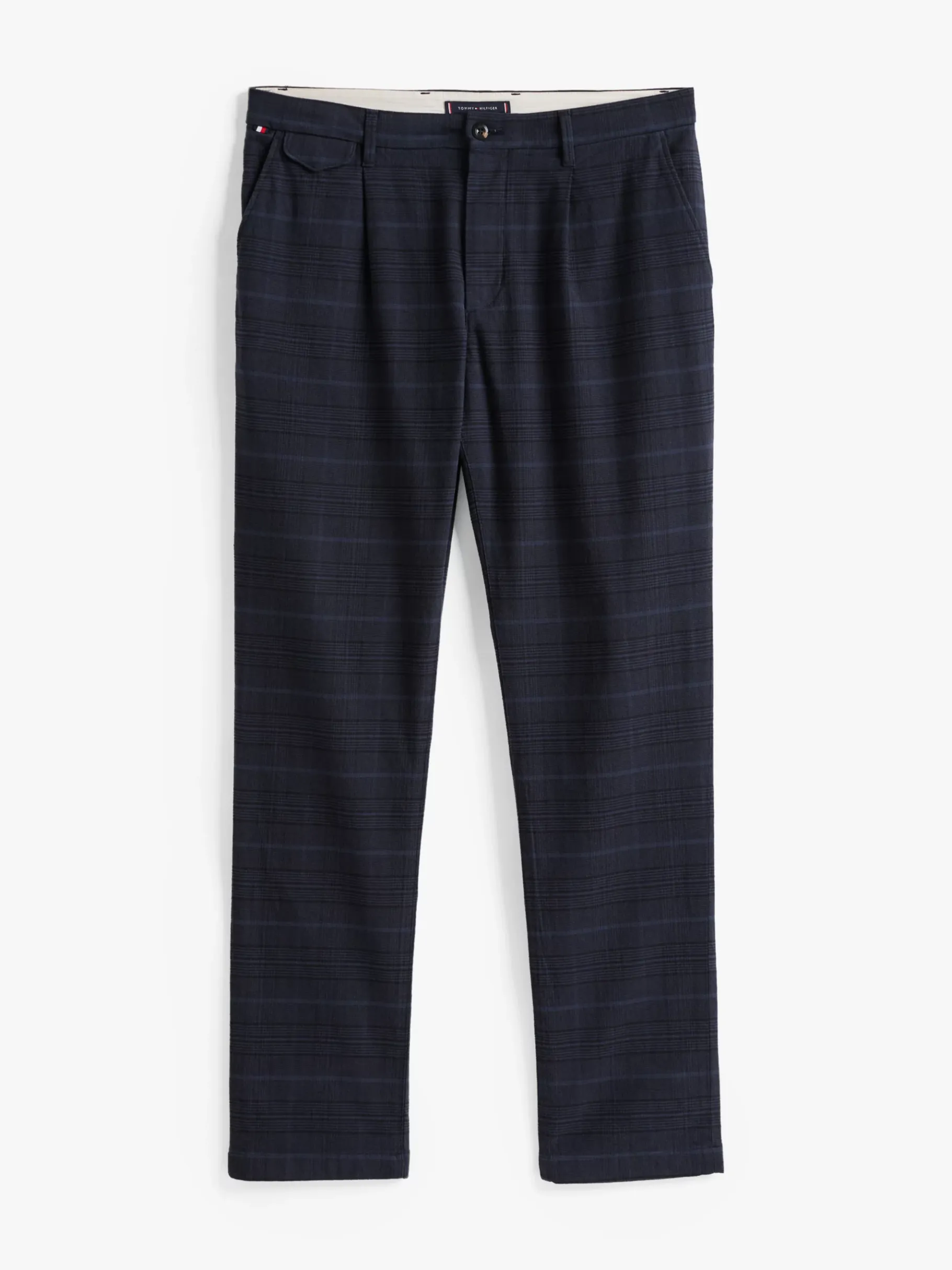 Tommy Hilfiger Tapered Fit Chinos mit Prince of Wales-Karo DESERT SKY Online