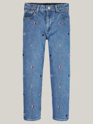 Tommy Hilfiger Tapered Jeans mit Flag-Stickerei CRITTER Best