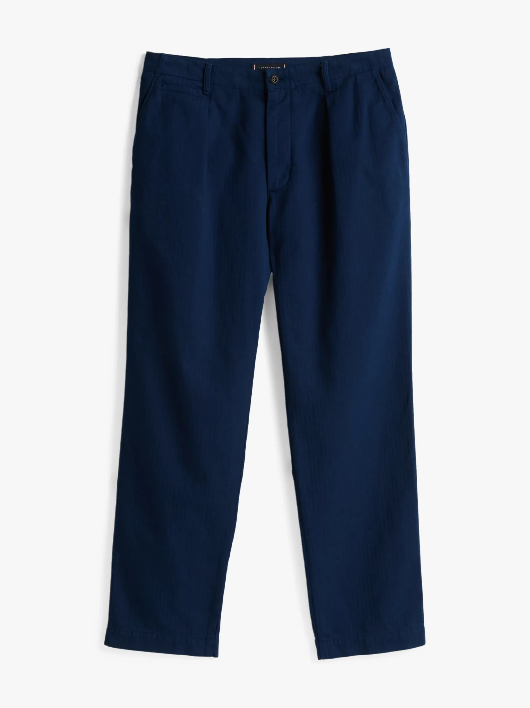 Tommy Hilfiger Tapered Leg Fit Chinos mit Fischgrätmuster NIGHT SKY Fashion