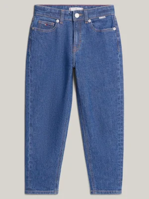 Tommy Hilfiger Tapered Leg Stone-Wash-Jeans mit hohem Bund DKSALTPEPPER New