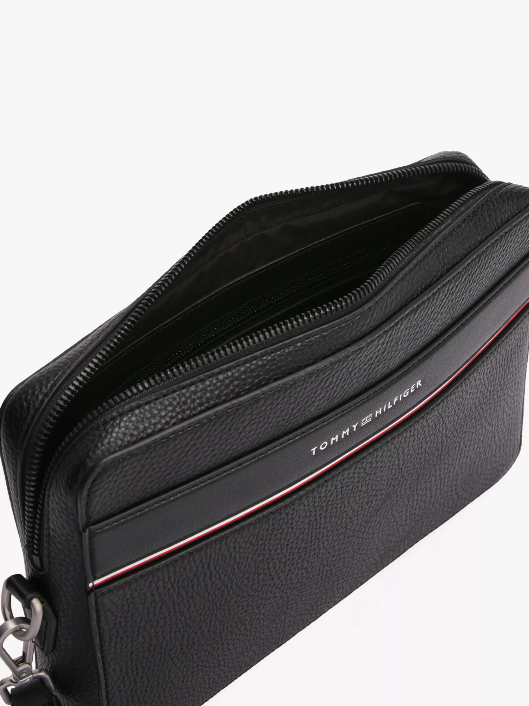 Tommy Hilfiger TH Business Corporate Etuitasche aus Leder BLACK Store