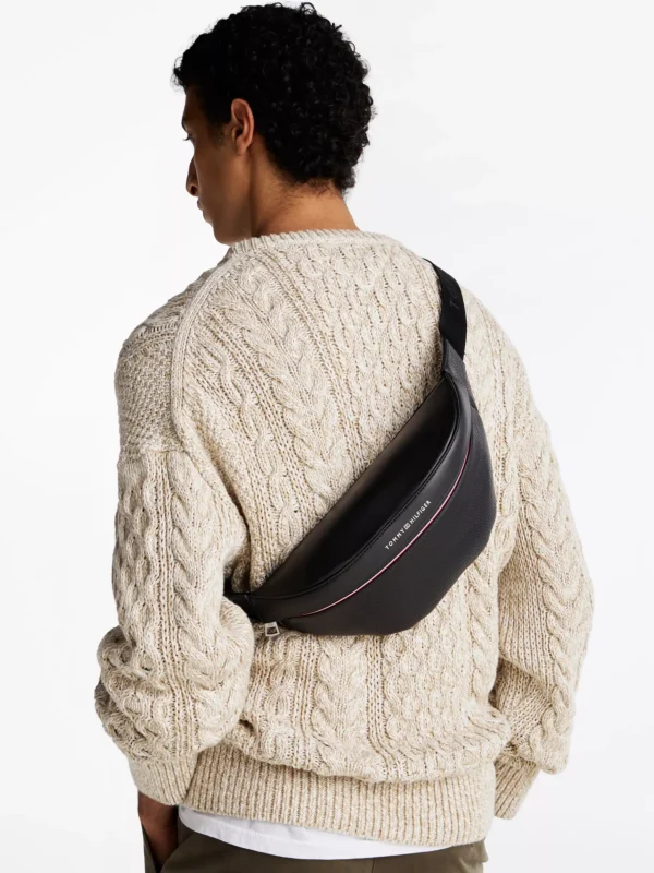 Tommy Hilfiger TH Business Corporate Gürteltasche BLACK Best Sale