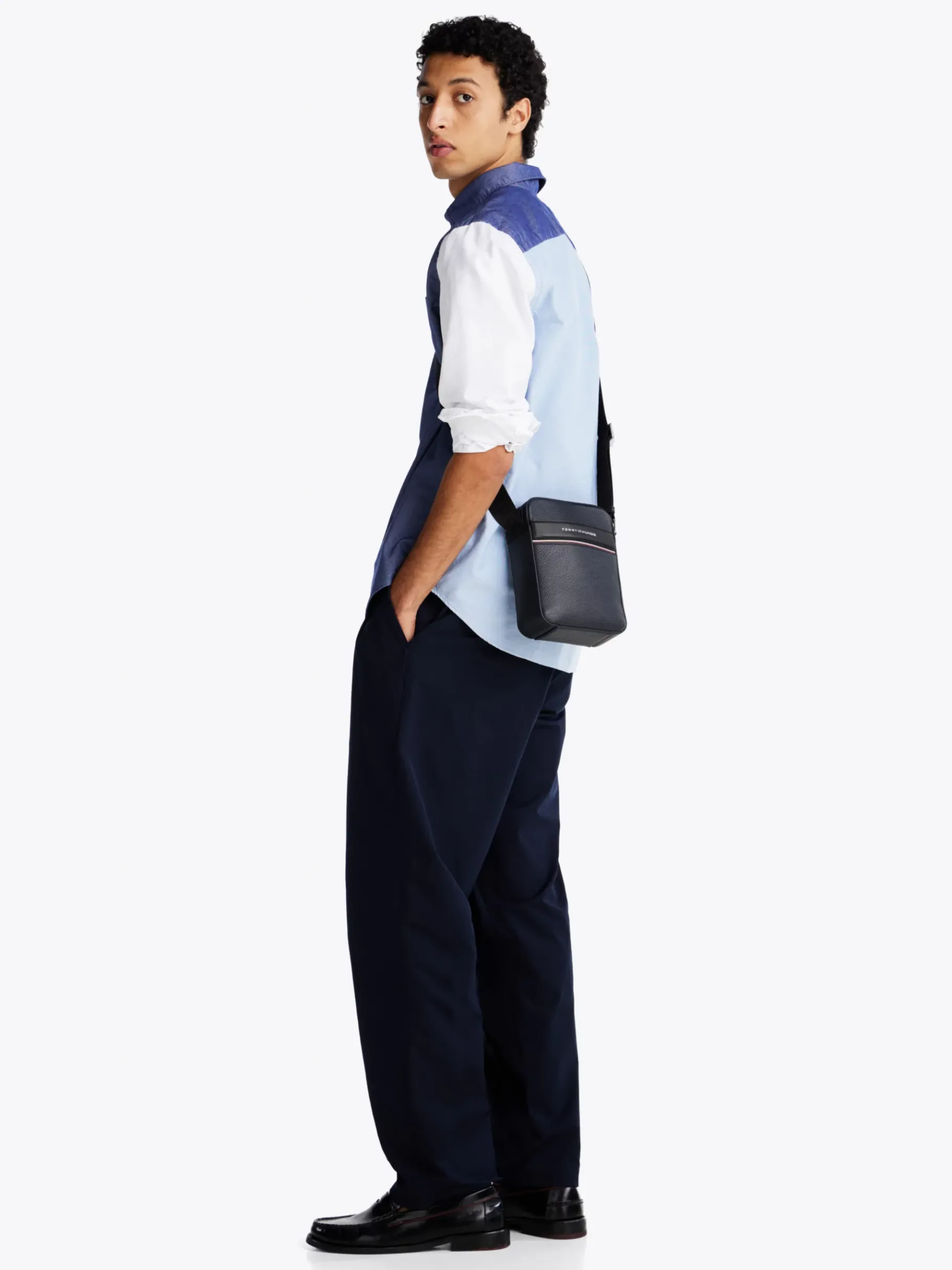 Tommy Hilfiger TH Business Corporate Reportertasche SPACE BLUE Best